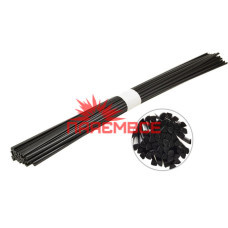 100 грам mix PP/EPDM/T15 чорний. Прутки (електроди) (стержні) PP/EPDM/T15 (PP/EPDM+T15) (PP/EPDM-T15) (ПП/ЕПДМ/Т15) (з Тальком 15%) для паяння/зварювання/ремонту пластику (пластмас) Авто Мото