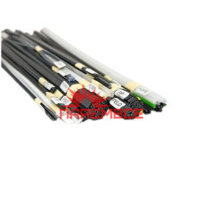 1 штука пластина PP/TD40 чорний. Прутки (електроди) (стержні) PP/TD40 (PP+TD40) (PP-TD40) (ПП/ТД40) (Поліпропілен з Тальком і Дієном 40%) для паяння/зварювання/ремонту пластику (пластмас) Авто Мото