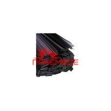 1 штука пластина PP/TD40 чорний. Прутки (електроди) (стержні) PP/TD40 (PP+TD40) (PP-TD40) (ПП/ТД40) (Поліпропілен з Тальком і Дієном 40%) для паяння/зварювання/ремонту пластику (пластмас) Авто Мото
